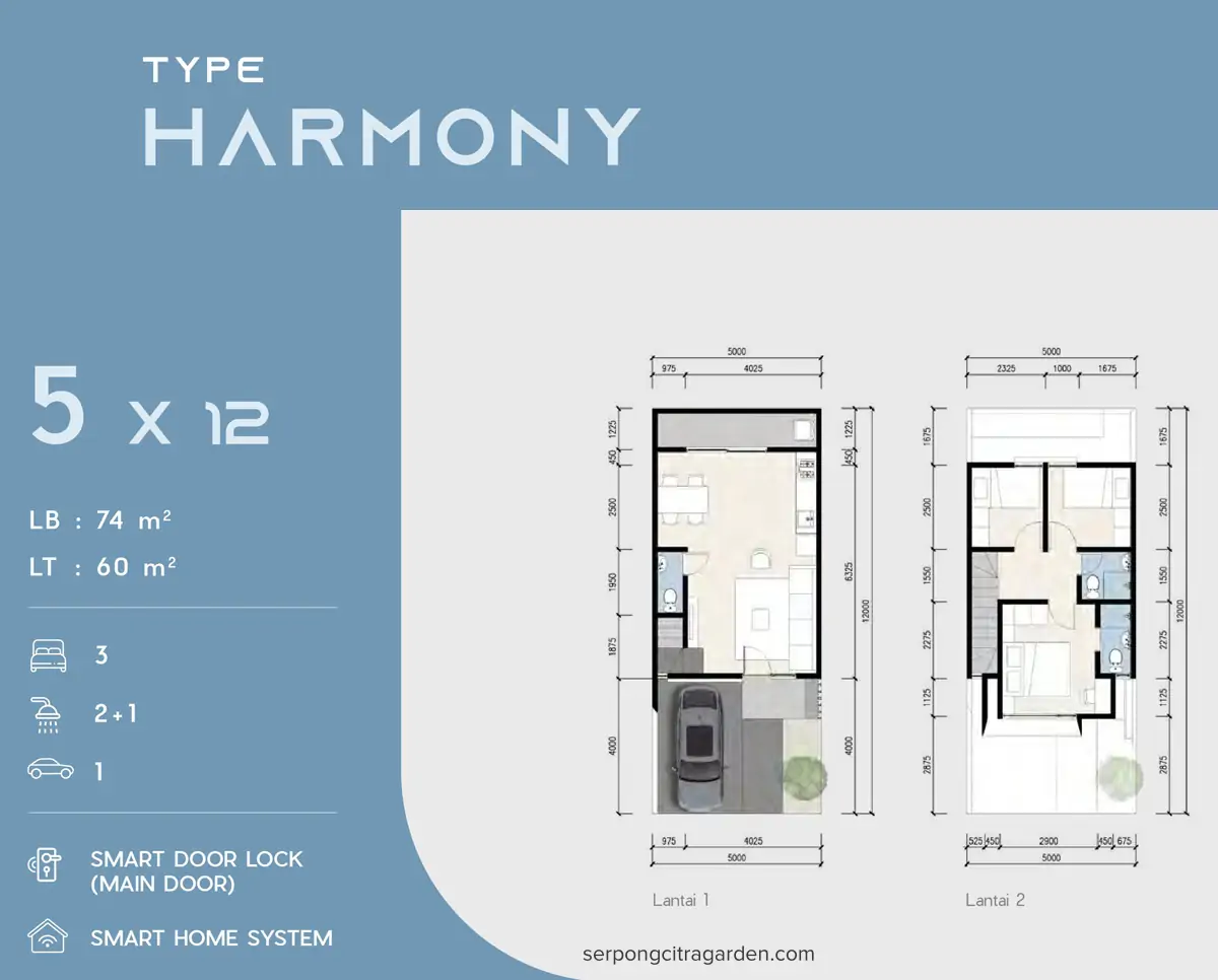 Floor plan for HARMONY